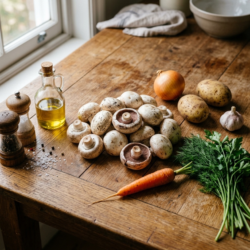 Все ингредиенты на столе. Всё просто и доступно.