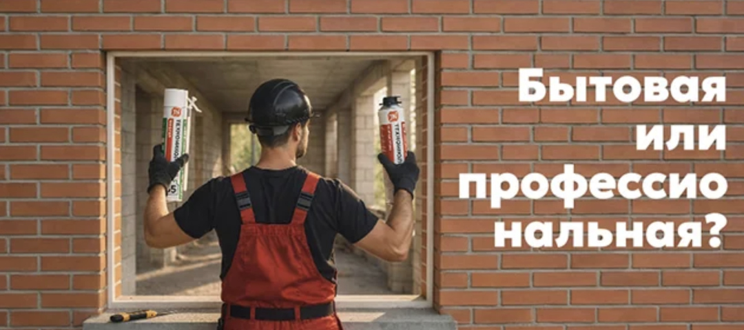 Что внутри баллона? Отличия бытовой и профессиональной монтажной пены