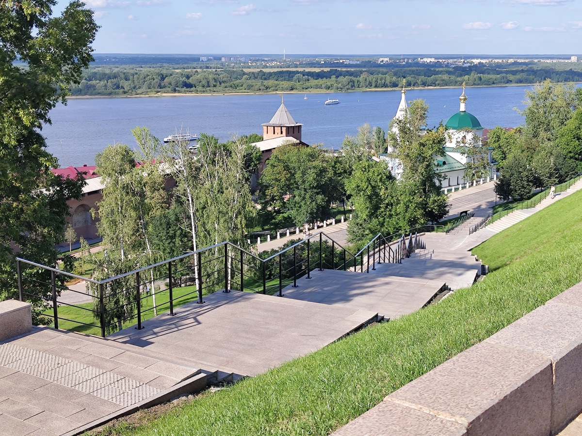 Нижний Новгород. Кремль, Волга. Фото автора