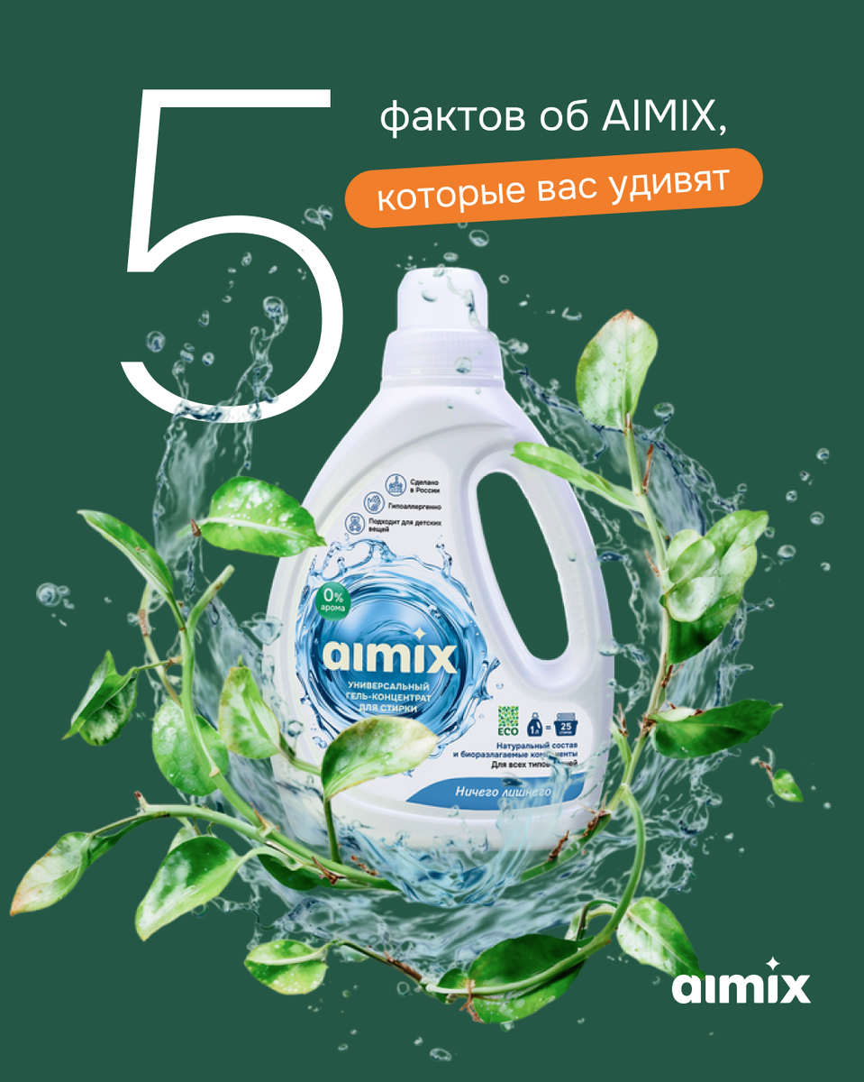 Собрали 5 интересных фактов об AIMIX в одном посте