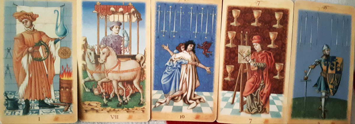 Фото автора 19.03.2026г. Колода Средневековое таро