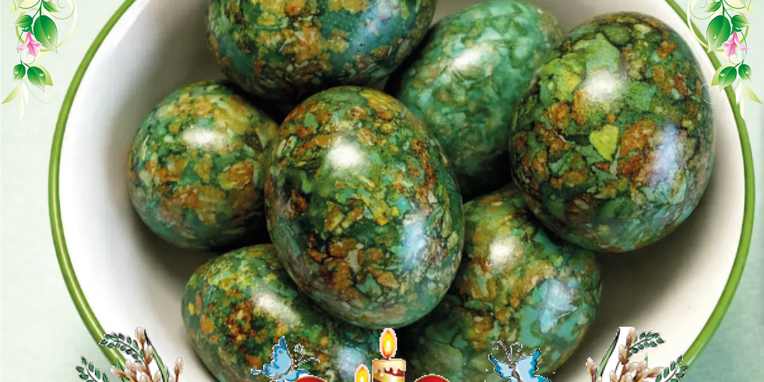 Делаю «дорогой» узор для яиц к Пасхе за сущие копейки