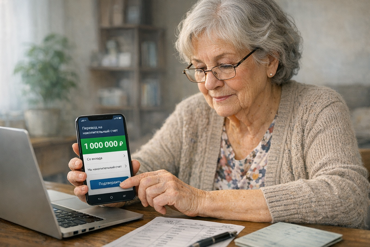    Накопительные счета соблазняют россиян. Фото: нейросеть