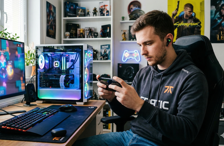    Игровые наушники отличатся от обычных. Поэтому, если вы часто играете, условные AirPods лучше оставить гламурным модницам.