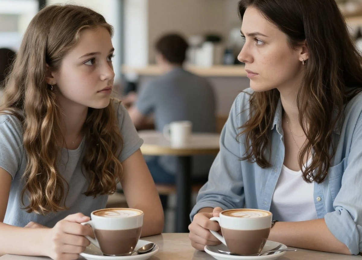 Его дочь пришла на встречу