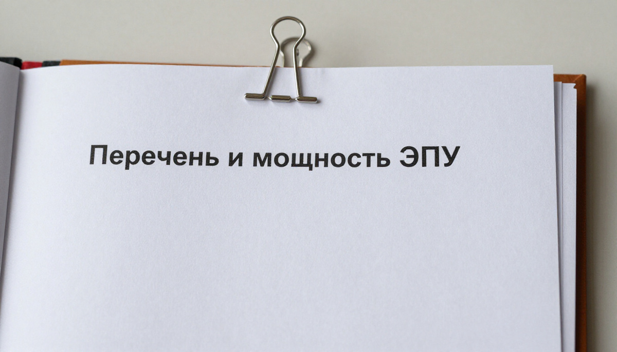 Перечень и мощность ЭПУ, которые могут быть присоединены к ПА и РА
