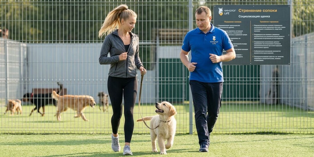 Социализация щенка: как научить не бояться людей и собак