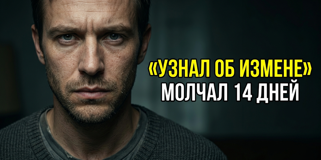 Узнал об измене случайно. Не сказал ничего. Наблюдал 14 дней