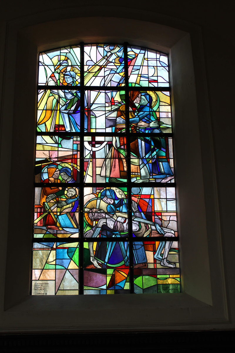 Окно Гарольда Ван де Перре в Берларе, Барелдонк, окно 001 Автор фото: Marc.vandersmissen