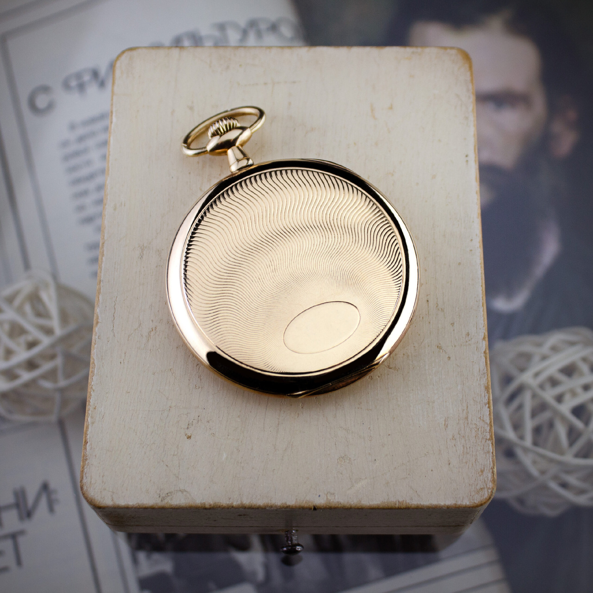 Карманные золотые часы «J.Barth & fils, Geneve» 1931 год