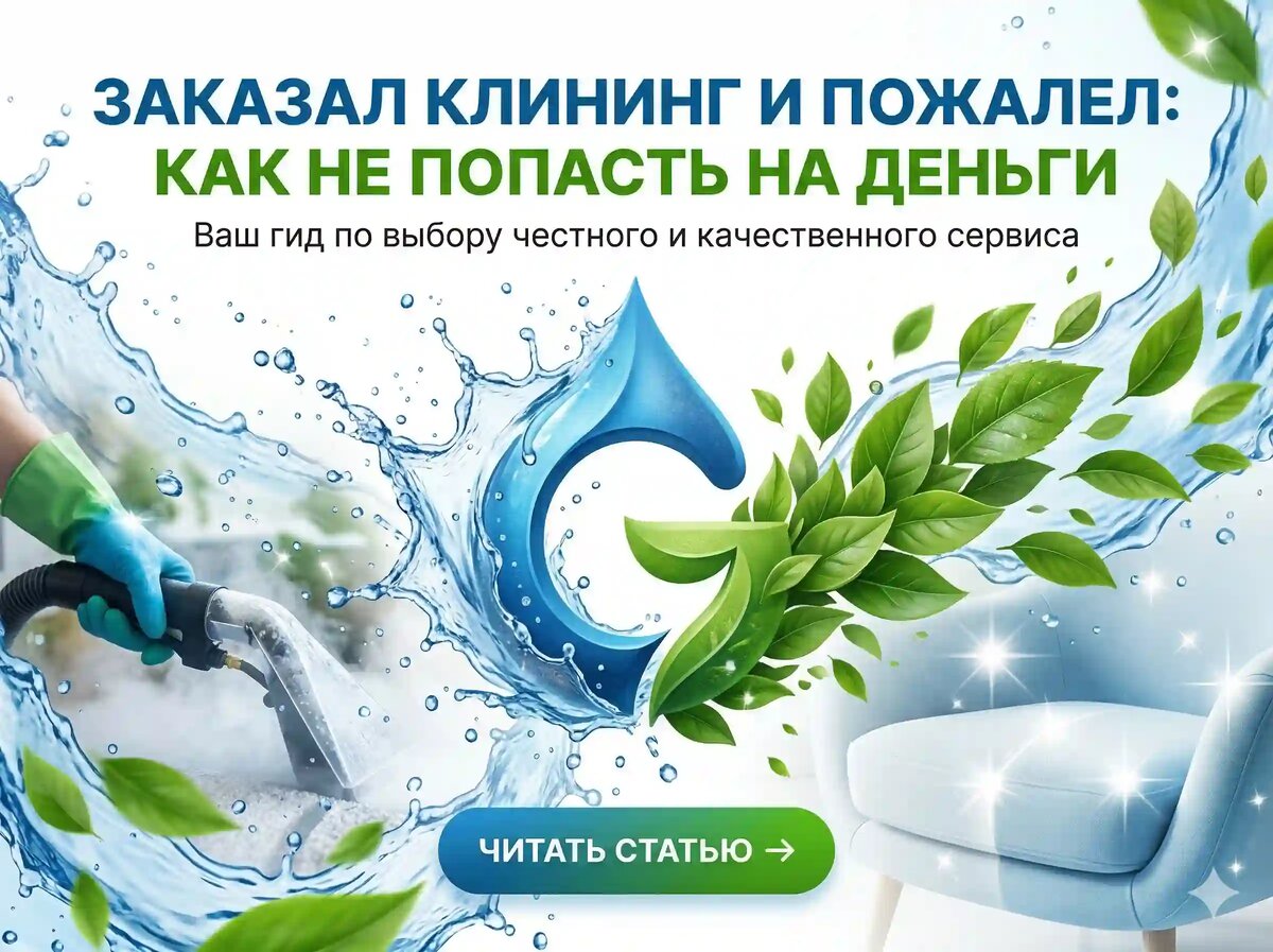 Разбираем реальные проблемы с клинингом: обман, плохая уборка, скрытые доплаты. Чек-лист, как не потерять деньги, защитить имущество и выбрать надежную клининговую компанию.