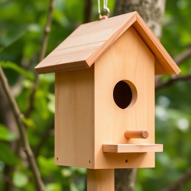 Так может выглядеть фанерный скворечник