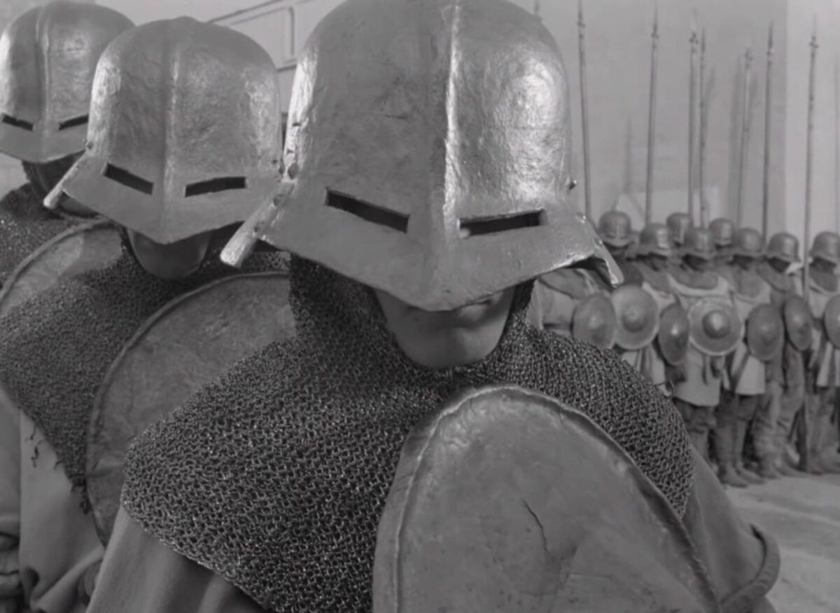     Тевтонские рыцари   
Цитата из x∕ф «Александр Невский». Реж. Сергей Эйзенштейн. 1938. СССР