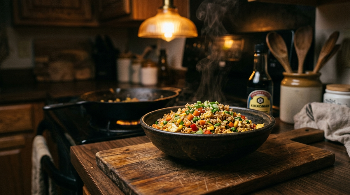 Рис с овощами и соевым соусом за 15 минут: почему я больше не заказываю азиатскую еду