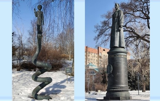 Фото автора. Георгий Победоносец и Дзержинский