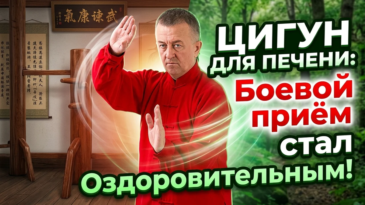 Цигун для Печени! 3 упражнение комплекса "Дерево"