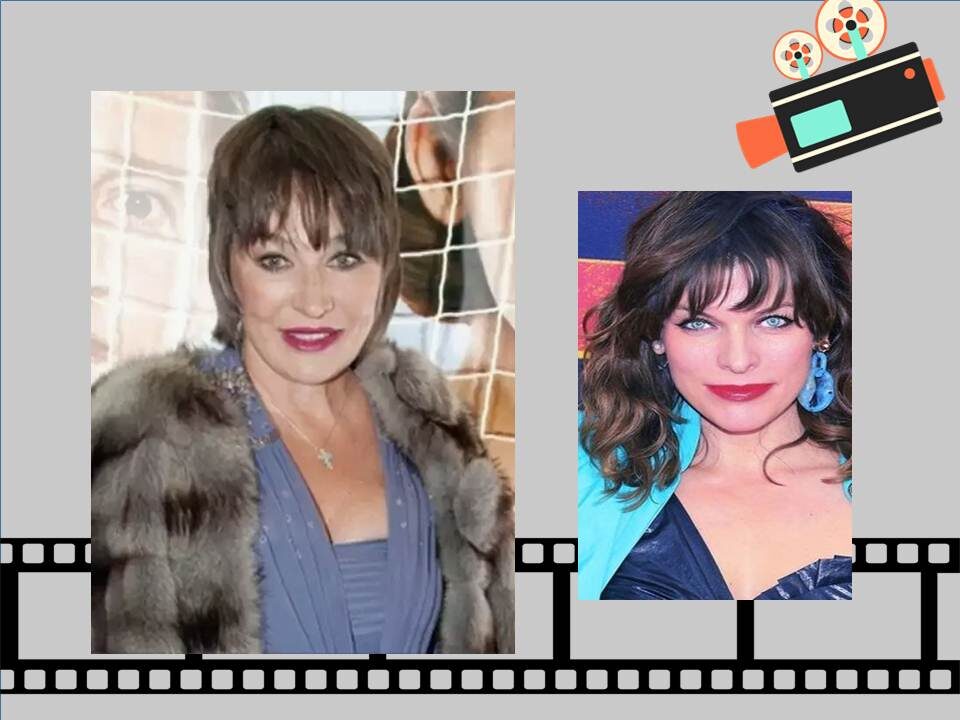 Галина Логинова и ее дочь - Милла Йовович.