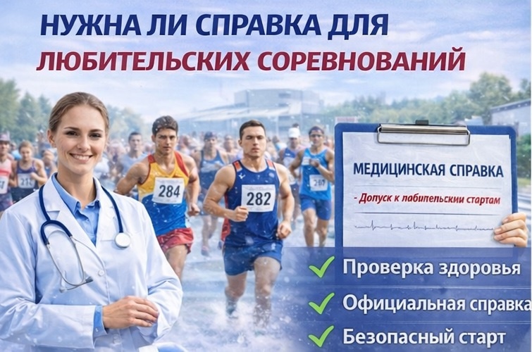 Нужна ли справка для любительских соревнований?