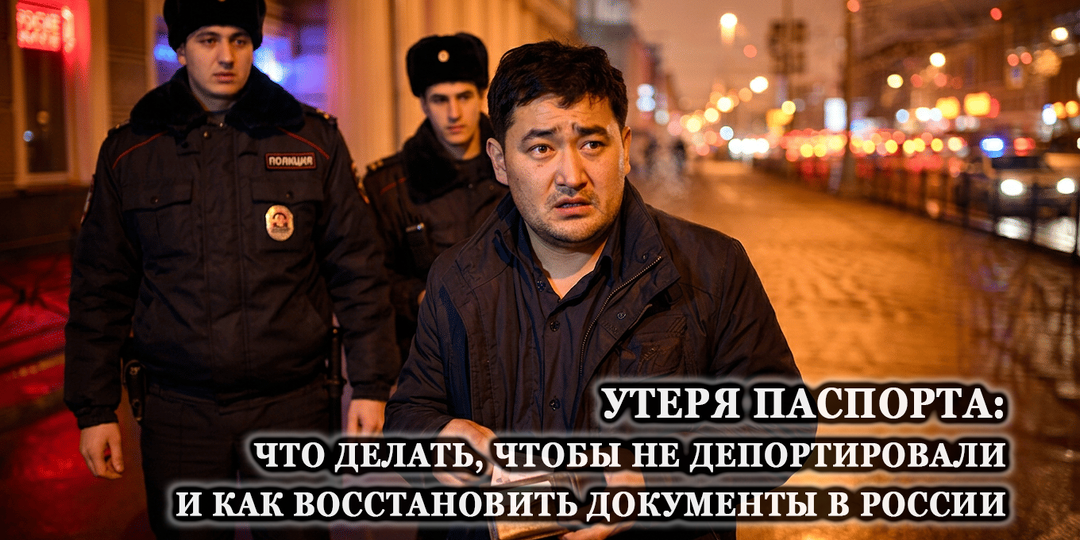 Утеря паспорта: что делать, чтобы не депортировали и как восстановить документы в России