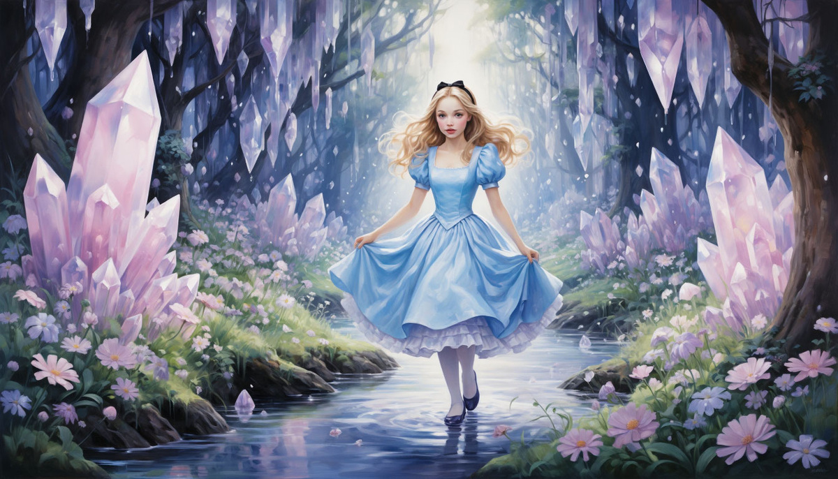 Кристальный свод. Изображение от ИИ Шедеврум