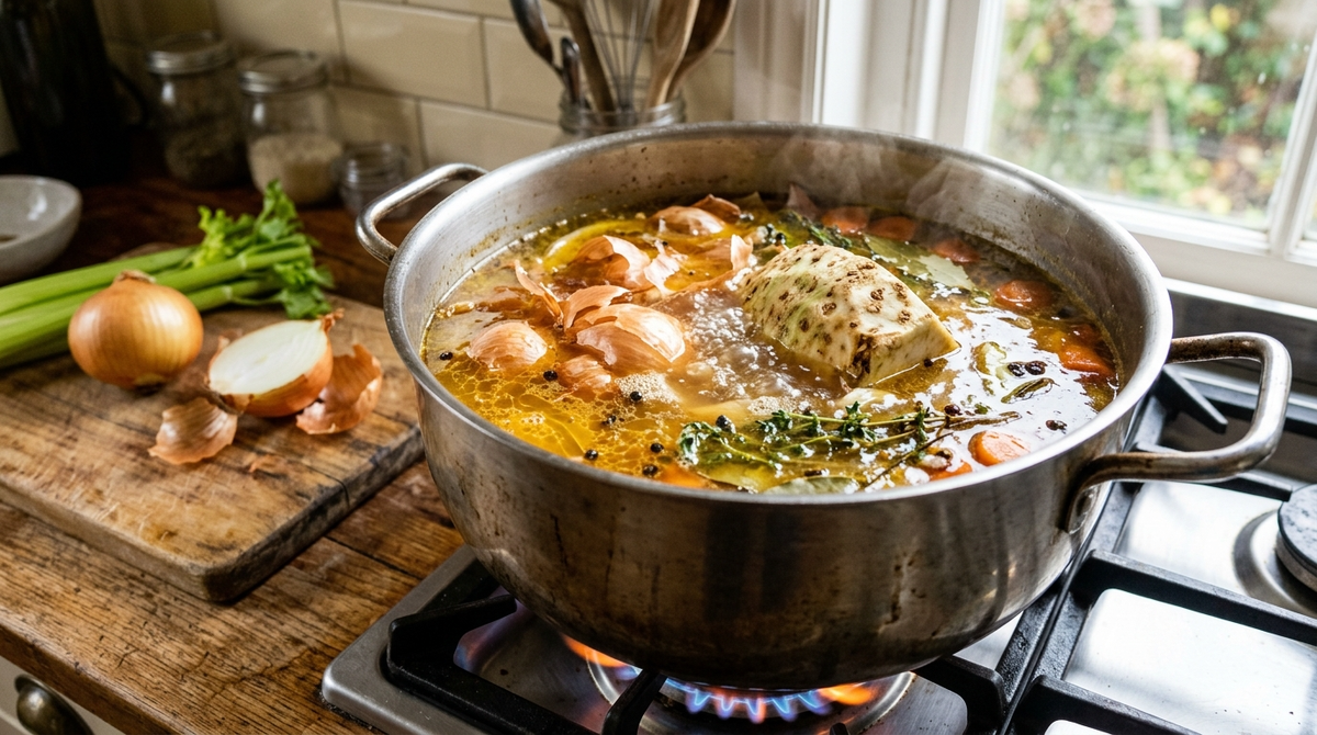 Секрет вкусного насыщенного бульона с золотистым цветом