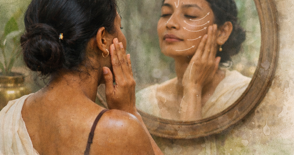 Посмотрите в зеркало утром. Брыли, мешки, тусклость — это не возраст и не «нужен лучший крем». Аюрведа называет настоящие причины