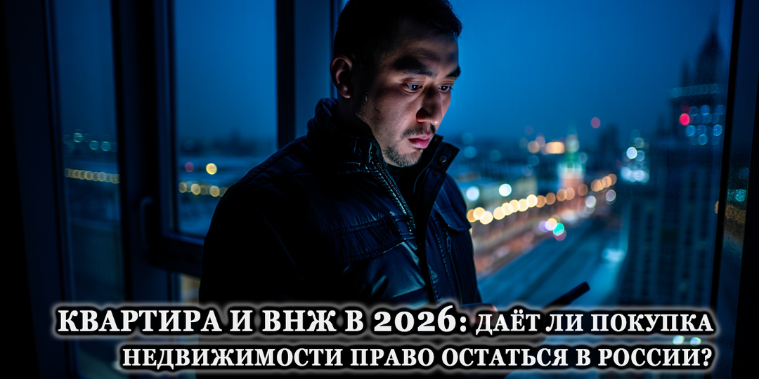Квартира и ВНЖ в 2026: даёт ли покупка недвижимости право остаться в России?