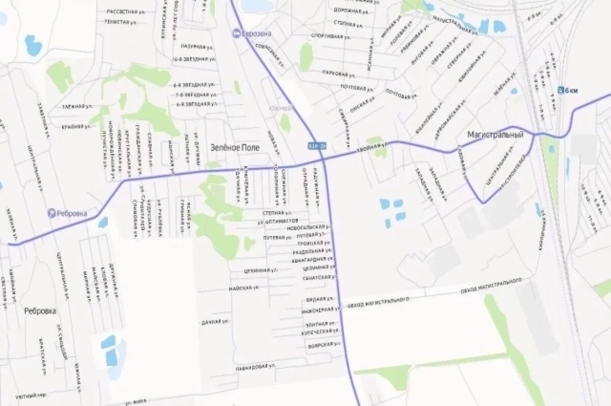    На въезде в Омск запретят левый поворот в сторону Ребровки