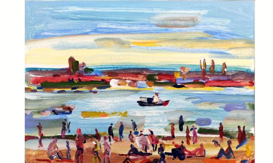 В арт-кофейне «Кофе и шоколад» (Волжская, 23) начала работать выставка Николая Аржанова «Остров Саратов