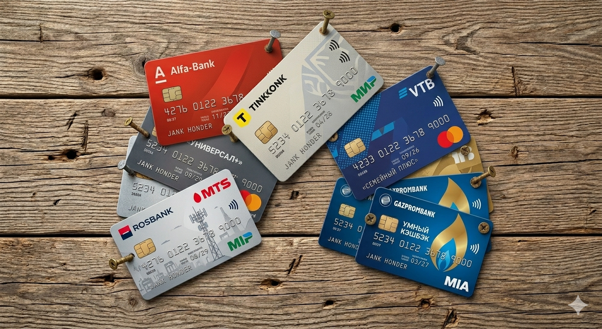 ТОП-5 кредитных карт с кэшбэком