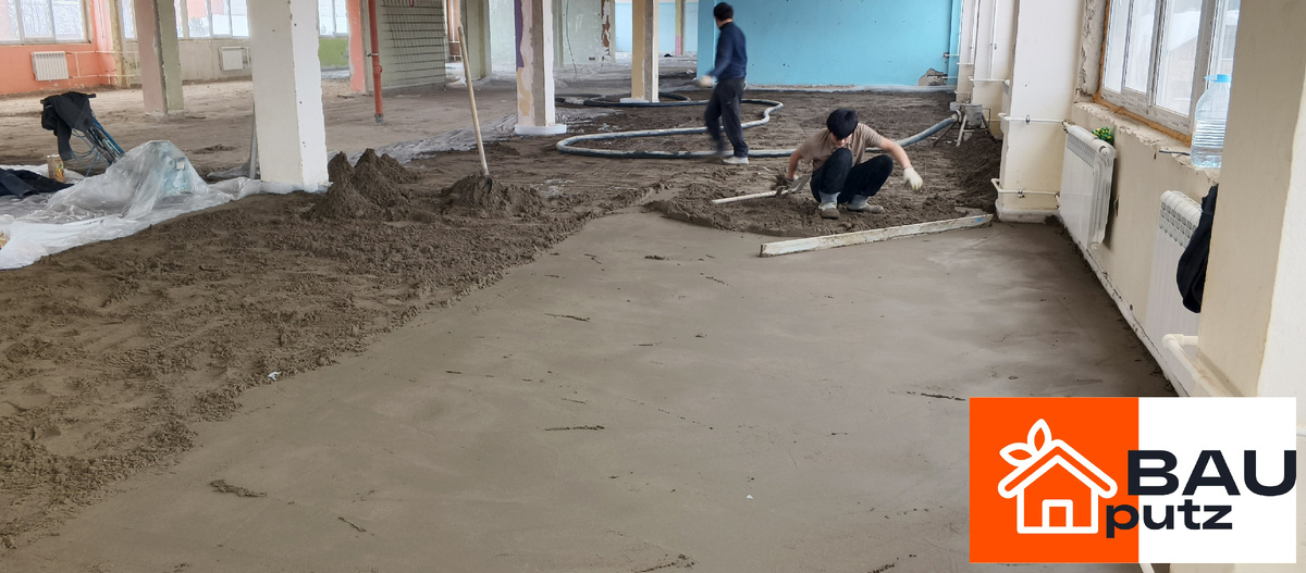 Уплотнение цементно-песчаной смеси