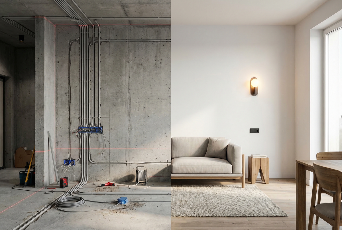 Где прячутся розетки? Главные ошибки при планировании электрики в квартире, о которых вы точно пожалеете