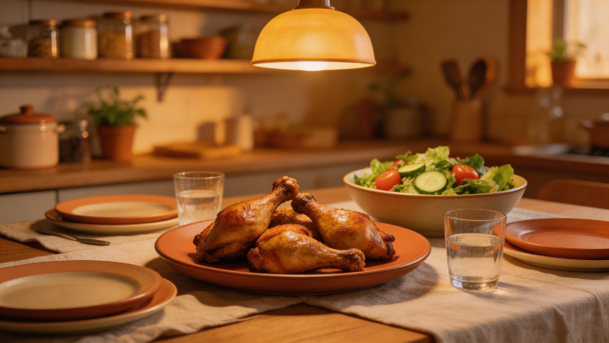 Почему я больше не запекаю курицу целиком: ножки в духовке за полчаса