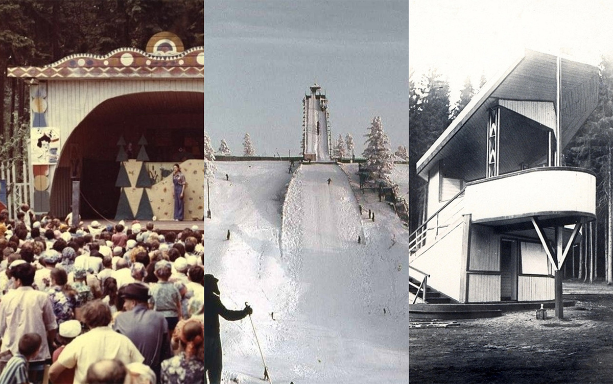    Парковая архитектура и трамплин: деревянные постройки Ижевска, которые исчезли