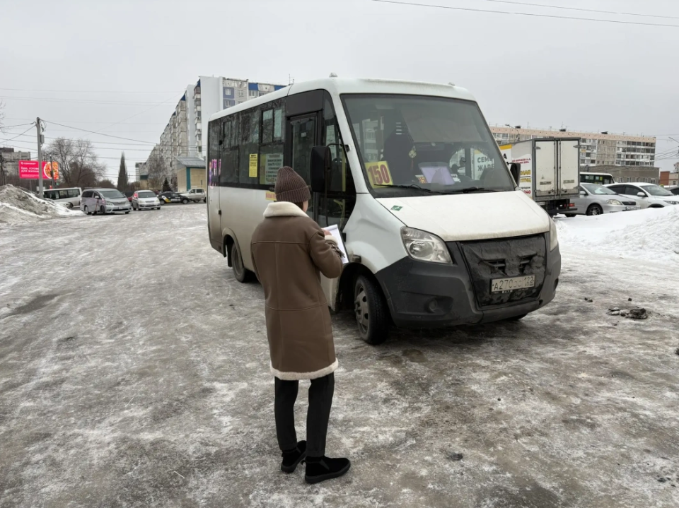    Рейд в автобусах 19 марта. Источник: Пресс-служба администрации Барнаула