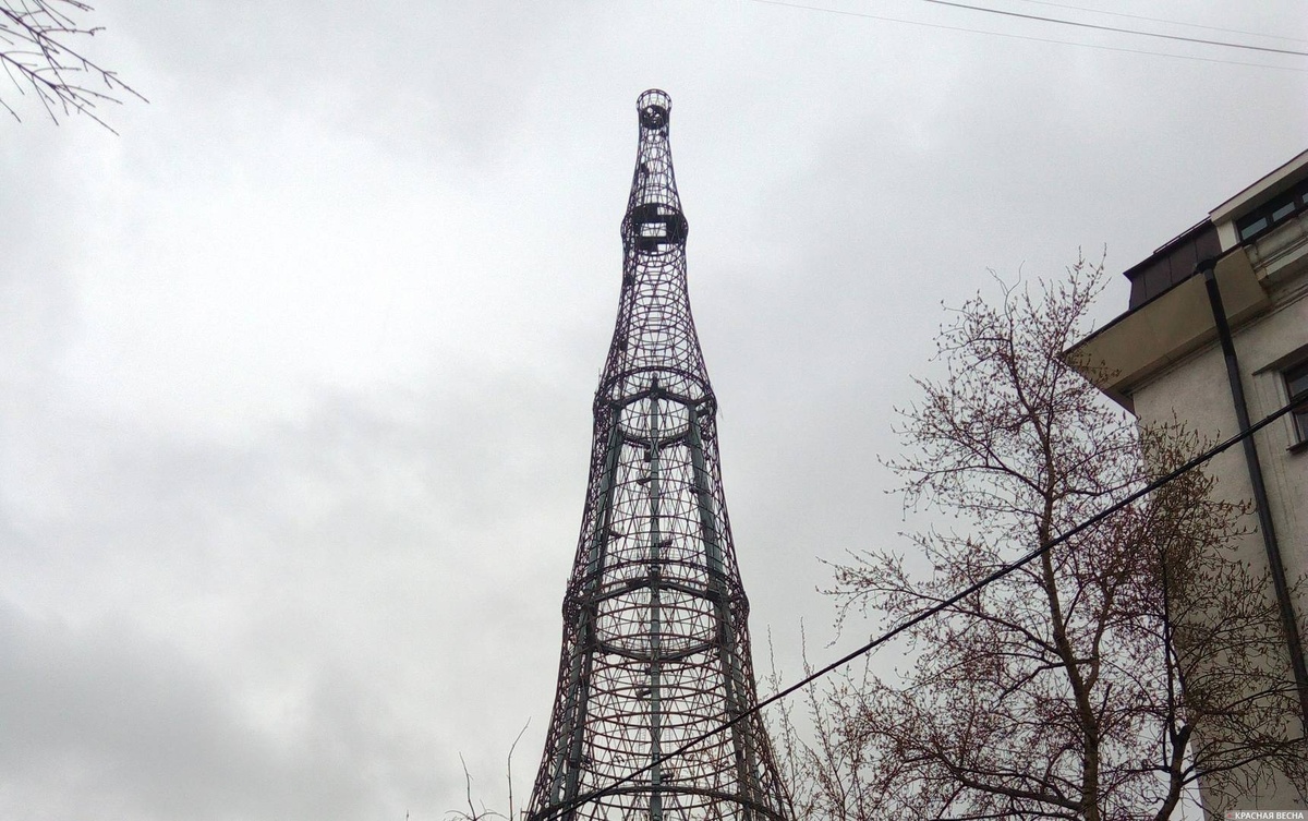     Шуховская телебашня. Москва. 28.04.2017   
Илья Савченко © ИА Красная Весна