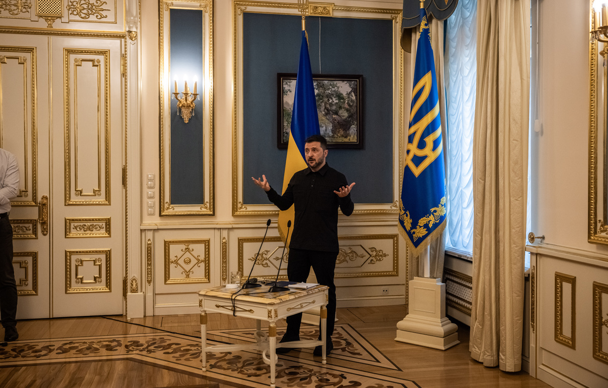    Владимир Зеленский  Ed Ram/Getty Images