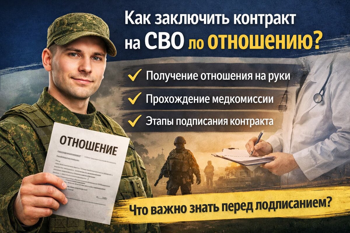 Как заключить контракт на СВО по отношению: что означает этот документ и что важно проверить до подписания