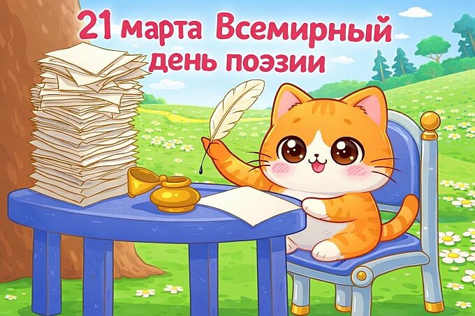 21 марта - Всемирный день поэзии. podarokplus.ru
