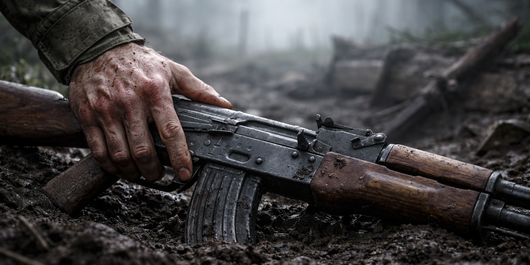 M16 & АК: морпехи начали бой с М16 — а закончили с трофейными АК