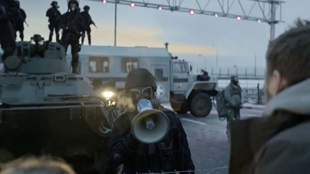 Кадр из сериала «Эпидемия» по роману «Вонгозеро».