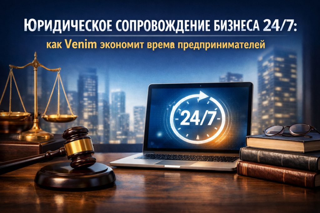    yuridicheskoe_soprovozhdenie_biznesa_24_7_venim_сэкономит_vashe_vremya_za_kopейки Venim