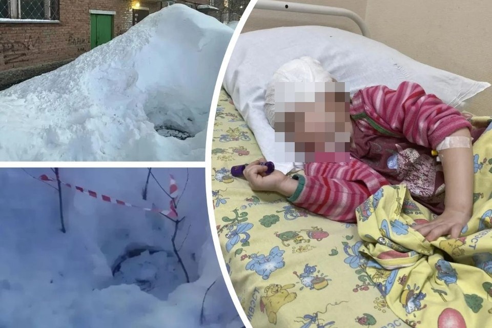 Отец достал девочку из колодца. Фото: Предоставлено родителями // СУ СКР по Новосибирской области