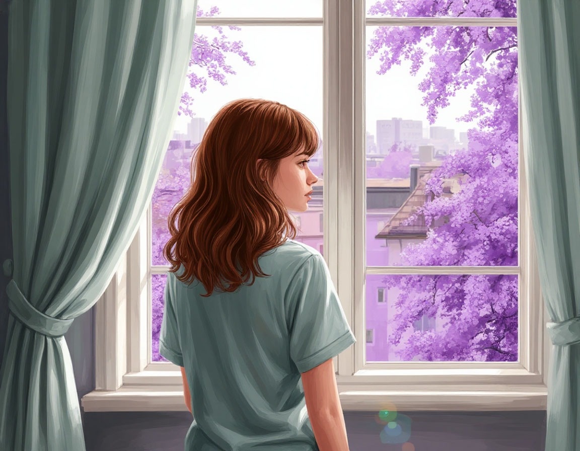 Каждая деталь находила своё место: лучи солнца ложились на подоконник, ветер приносил аромат цветущей сирени, в кухне тихонько закипал чайник — всё складывалось в идеальную картину нового дня.