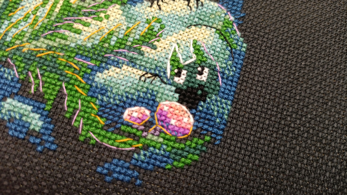 Один из персонажей вышивки