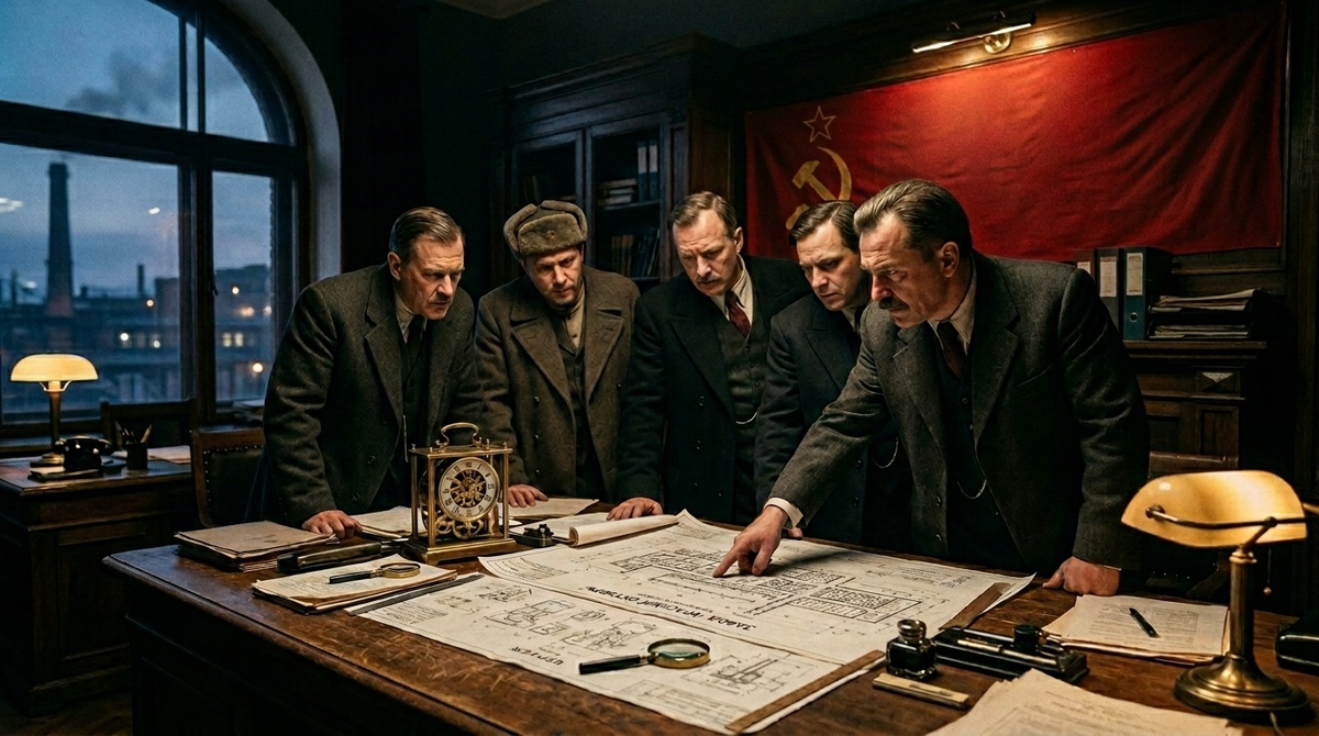 Советские чиновники планируют индустриализацию, 1929 год