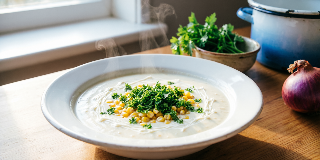 🍲 Армянский суп “Спас” по-уфимски: йогурт, пшено и укроп за 142 ₽.