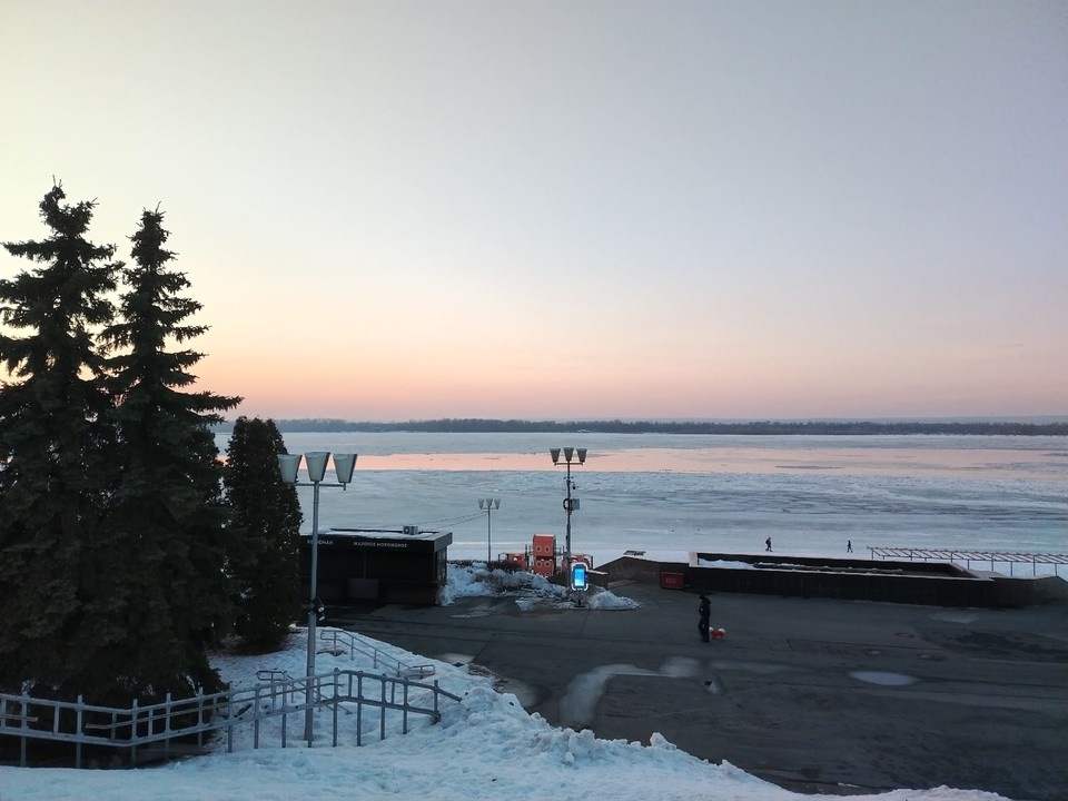    В Самаре 19 марта начался ледоход на Волге Ольга АФАНАСЬЕВА