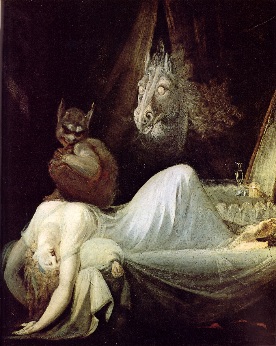 Генрих Фюссли, "Ночной кошмар", 1790-91