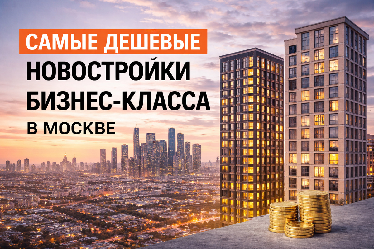 Самые дешевые новостройки бизнес-класса в Москве